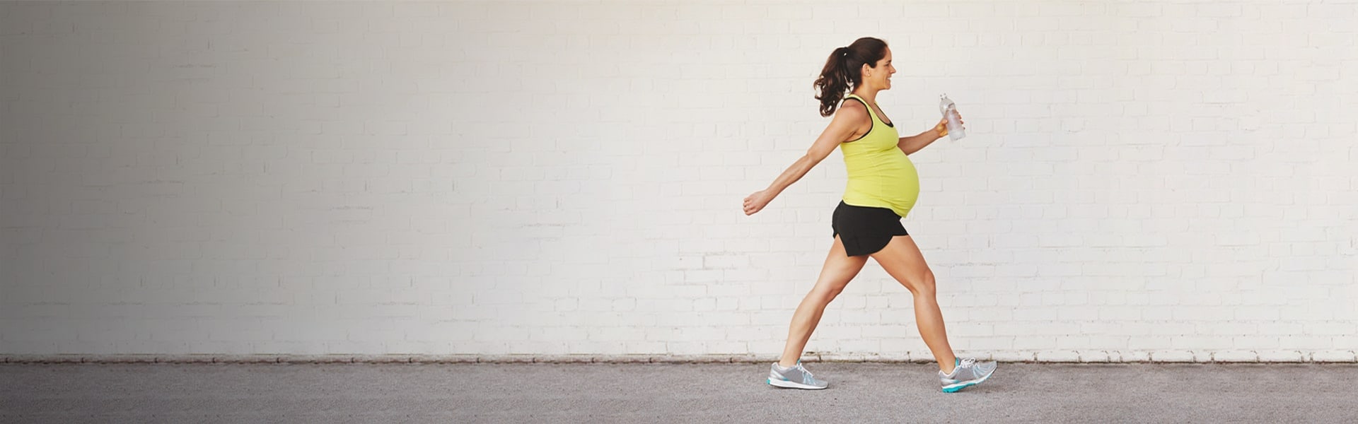 Pregnant woman exercising